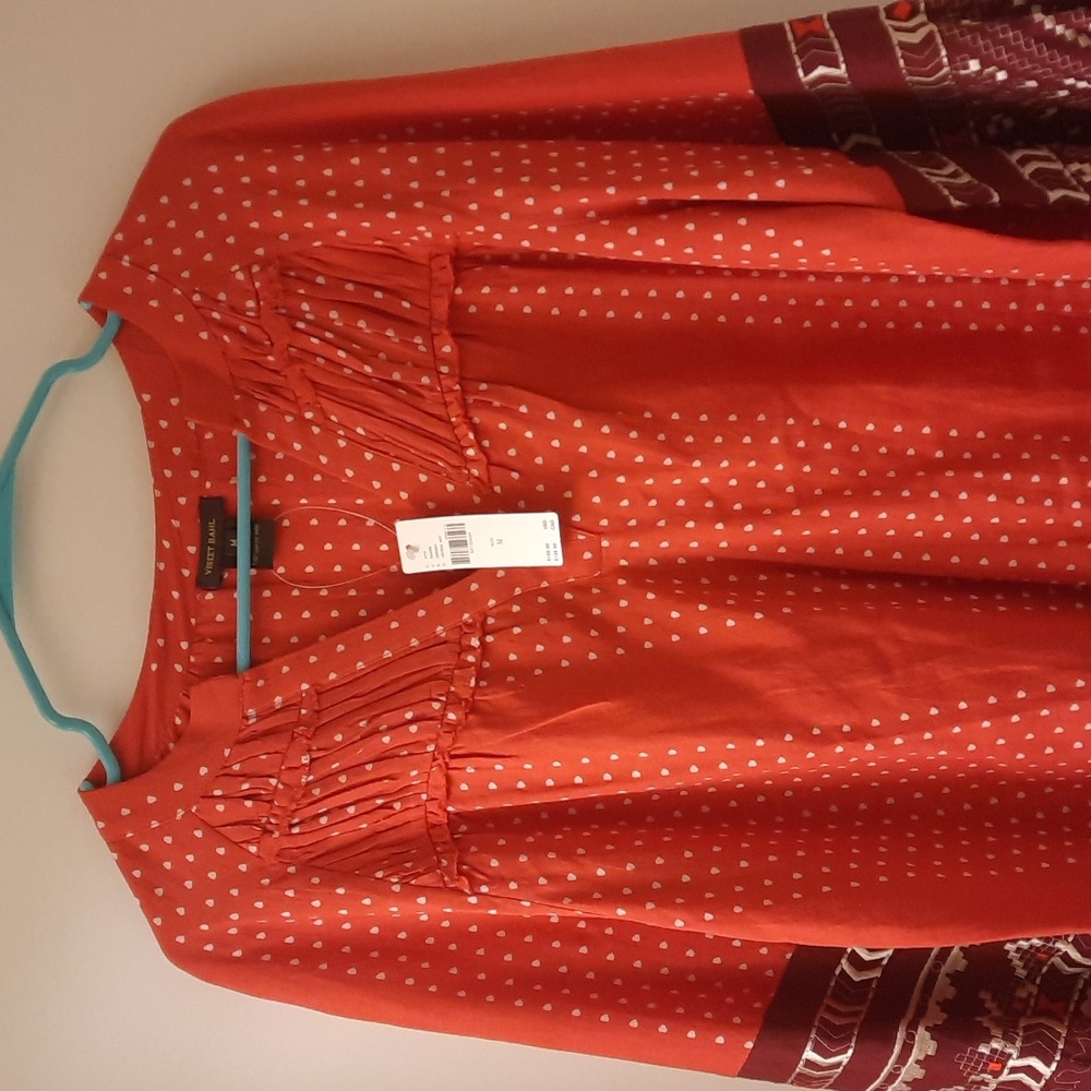 NWT, Anthropologie Vineet Bahl Nora Embroidered Tunic - Picture 3 of 16